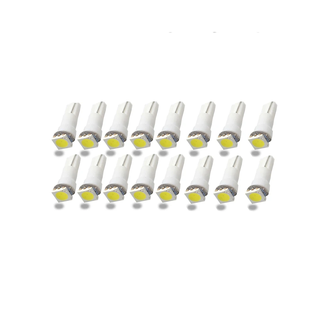 20X-T5-5050-1SMD-Wedge-Led-White-Red-Blue-Green-Yellow-Pink-Car-Auto-7Interior-Light副本