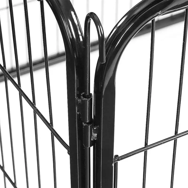 Pet Fence Dogs Aviary Thick Stainless Steel Foldable Pet Playpen Crate Cats Puppy Kennel House Pet Supplies 125x80x70cm HWC Pet Fence Dogs Aviary Thick Stainless Steel Foldable Pet Playpen Crate Cats Puppy Kennel House Pet Supplies 125x80x70cm HWC