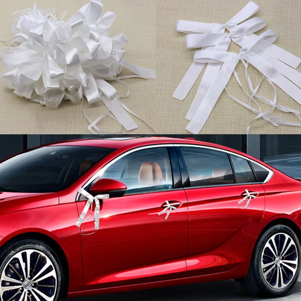 25 шт. бантики изящные свадебные банты ленты автомобильные кресла вечерние