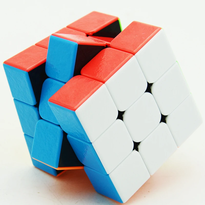 Shengshou драгоценный камень 3x3x3 магический куб без наклеек в качестве подарков 3 слоя Magico Cubo для начинающих новые игрушки для детей