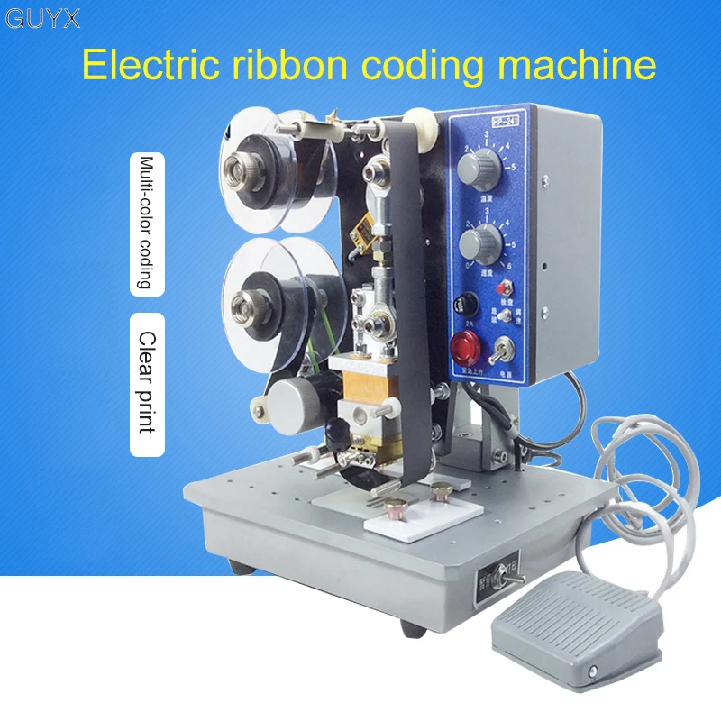 

Electric hot stamping printing machine Automatic coding machine ribbon Production date coding machine HP-241B