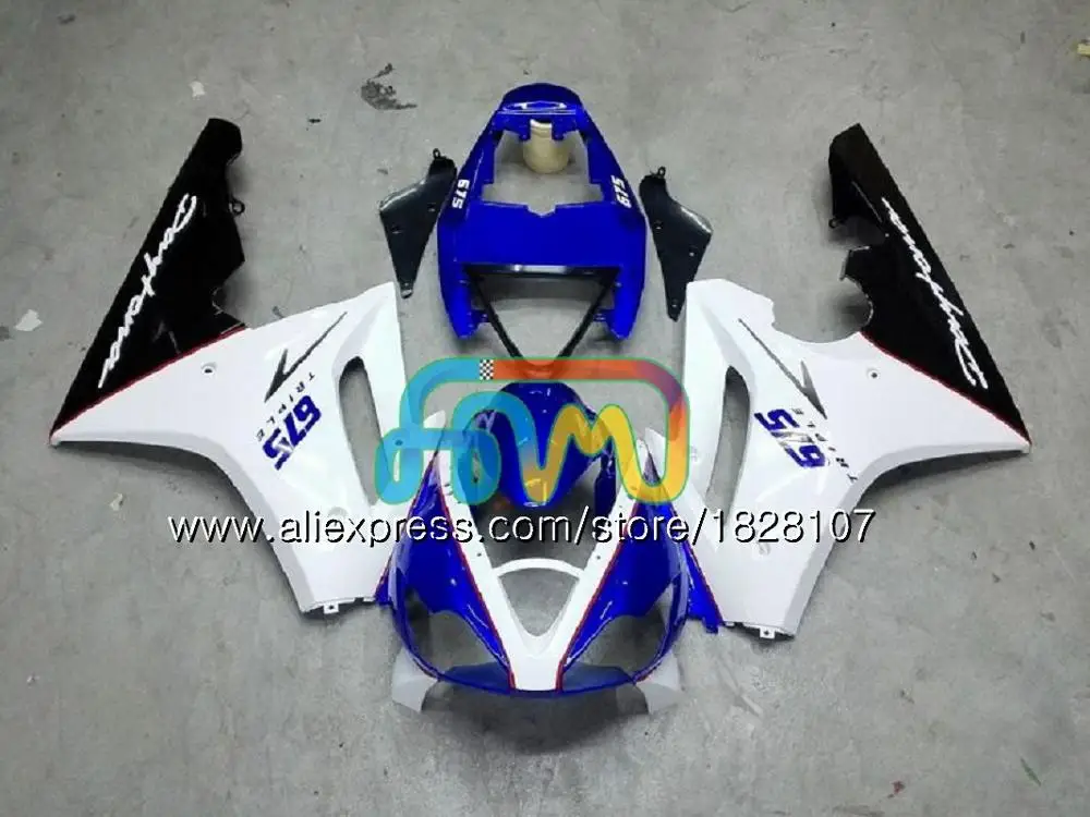 OEM литья под давлением для Triumph Daytona 675 09, 10, 11, 12, 82BS. 12 Daytona-675 Daytona675 2009 Белый Черный 2010 2011 2012 Полный обтекатели - Цвет: No. 9