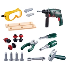 Горячие игрушки Инструменты для ремонта игрушки DIY игровой домик моделирование электрическое обслуживание обучающая игрушка набор для детей и мальчиков подарки AS1679