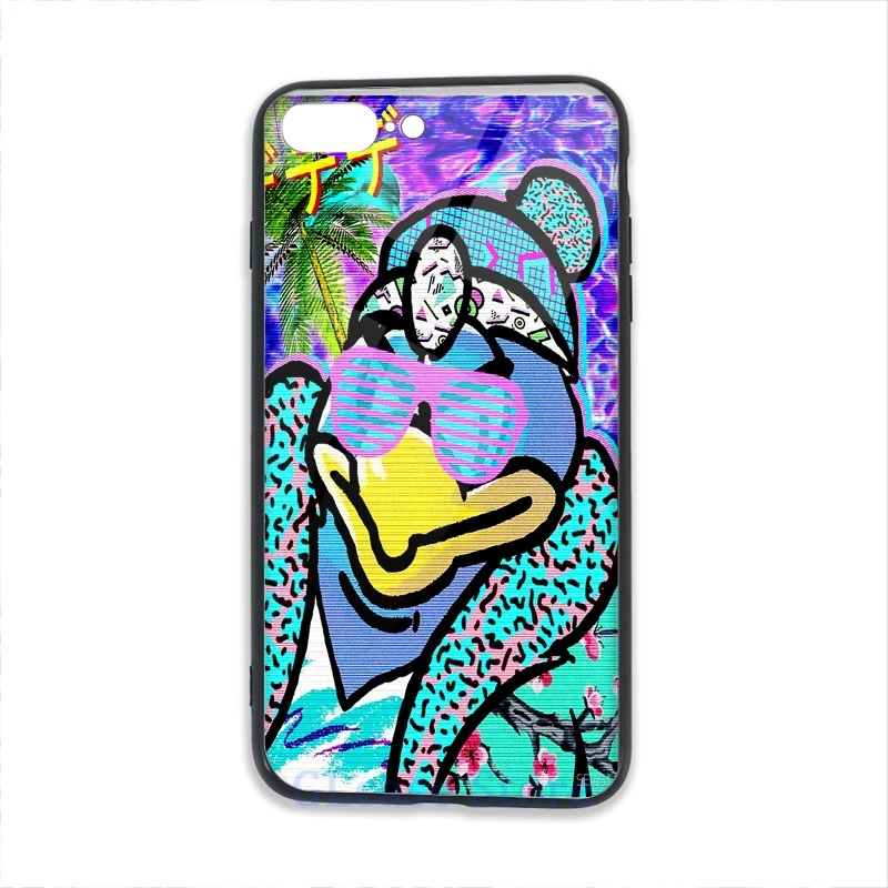 Чехол King Dedede Vaporwave для телефона iPhone 12 Pro 11 X XR XS Max 8 7 6 6s Plus 5s мягкая стеклянная задняя
