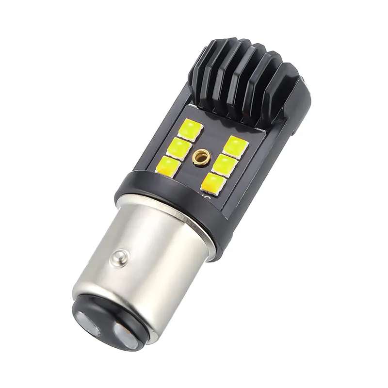 2 шт. 12V 24V 1156 BA15S P21W 3030 12LED для хвостовой части автомобиля светильник лампа стоп