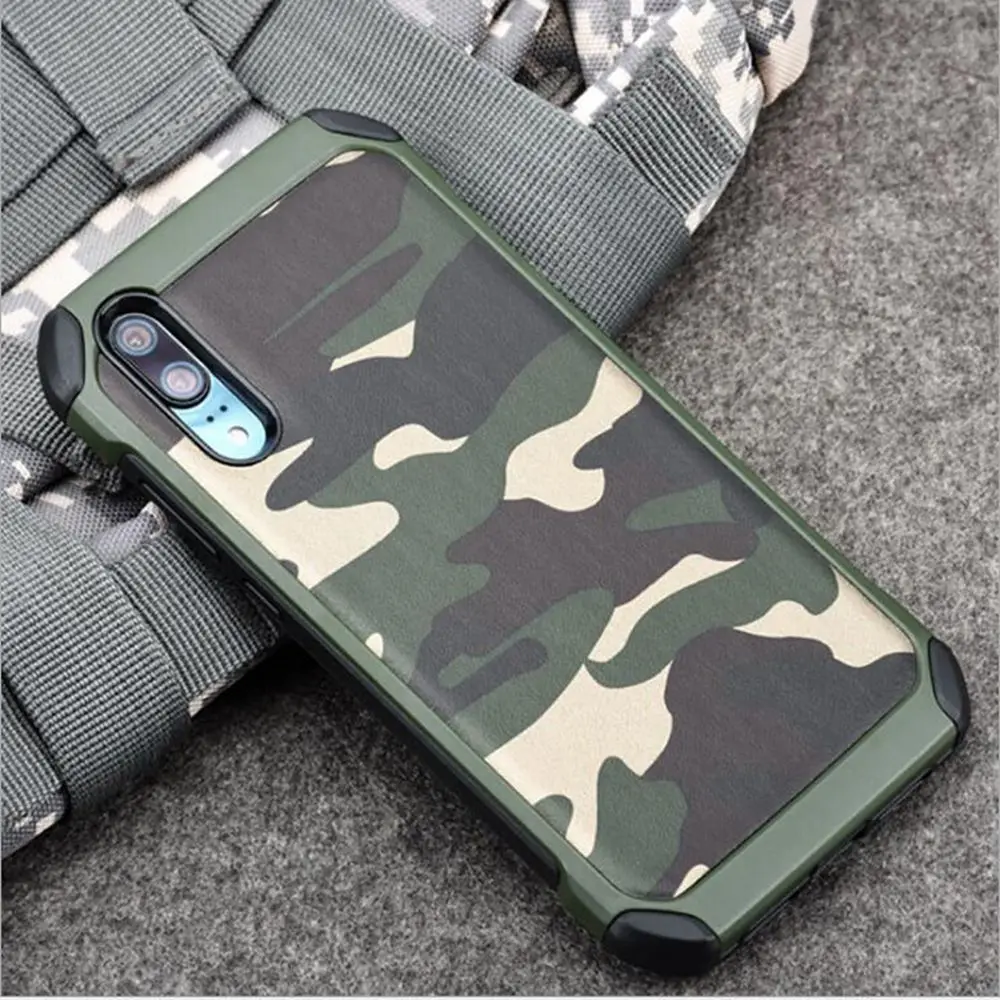 Camouflage Pattern Phone Case for Huawei P8 P9 P10 Plus P20 P30 Mate 8 9 10 20 Pro Lite Silicone Fitted Cover Anti-knock |