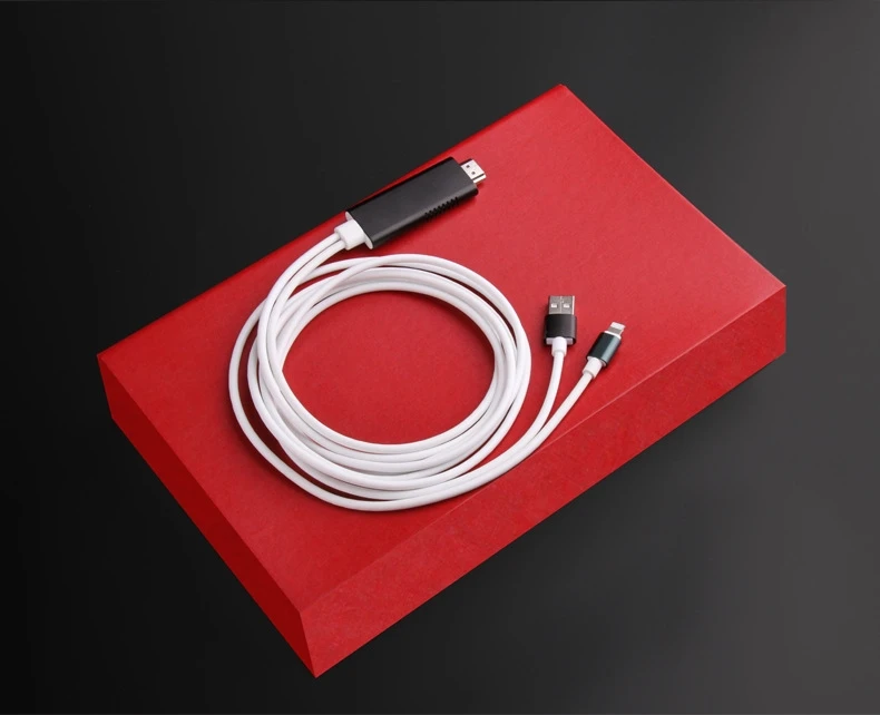 Подключи и играй с охлаждающими отверстиями для Apple iPhone8X ipad к hdmi HD tv