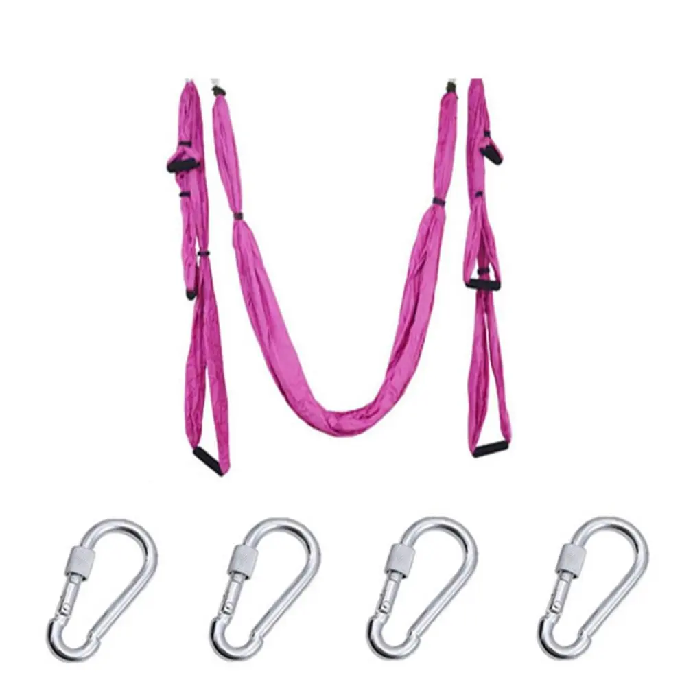 

6 Handles Anti-Gravity Aerial Yoga Ceiling Hammock Flying Swing Trapeze Yoga Inversion Device Home Gym Hanging Belt