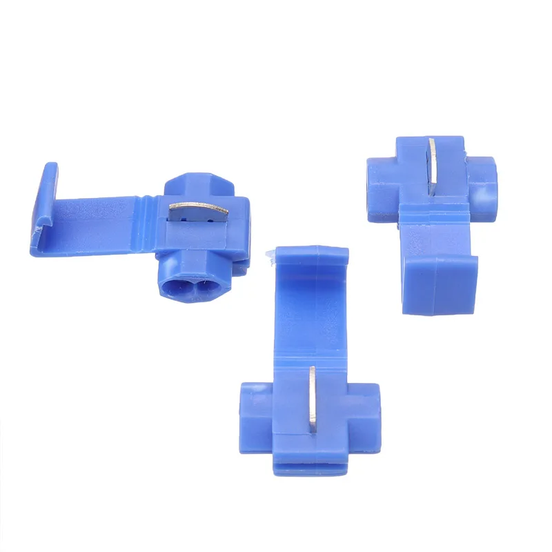 Mayitr 100pcs Blue High Quality Scotch Lock Wire Connectors Quick Splice Crimp Terminals