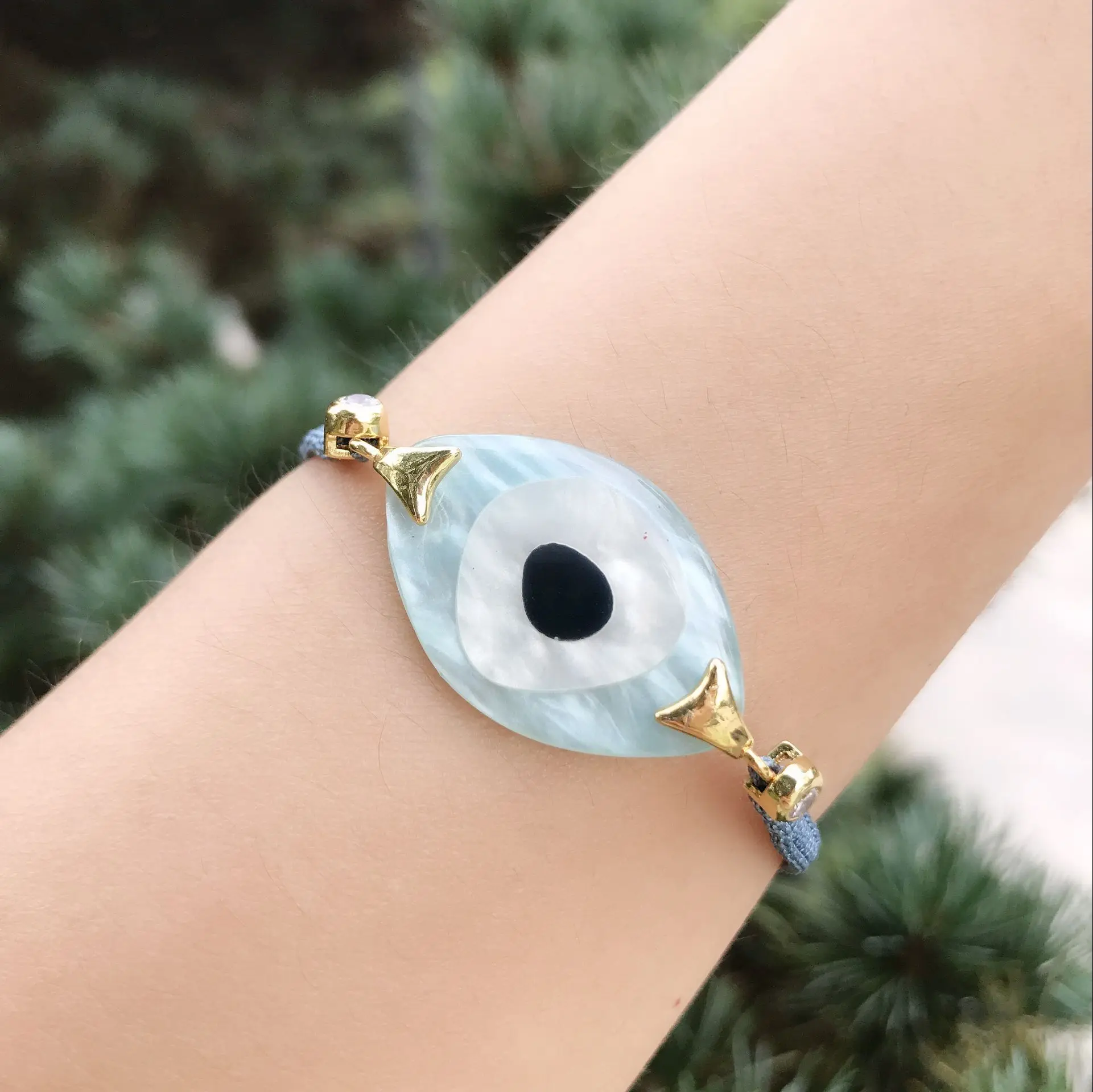 Турецкий Хрустальный Браслет evil Eye Pusera модные бусы из стекла и камней женские браслеты Bohe Bileklik веревка цепи ювелирные изделия