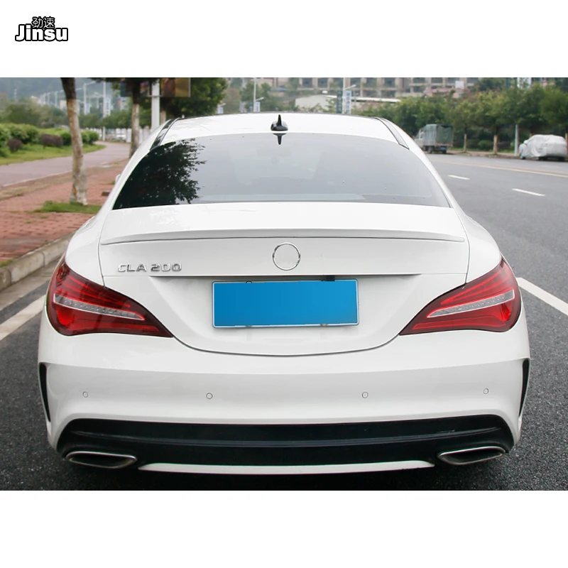Стильный спойлер для задней части багажника AMG из АБС пластика губа Benz CLA class CLA180