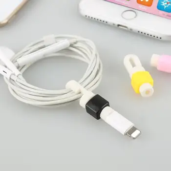 

Cute Cable Winder Earphone Headphone Protector Date Line Protect Cover Cord Protective For IPhone Lightning/Micro Usb/Type C