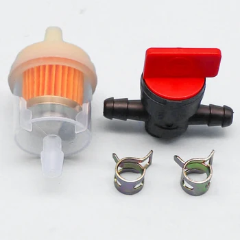 

10*Fuel Filters 10*Valves 20*Clamps For John Deere AM36141 AM107340 KA-WASAKI 49019-7001 Snapper 2-4507 24507 342112 7034212 ETC