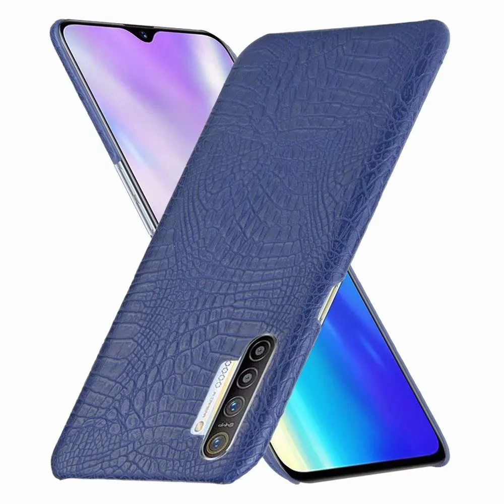 Чехол Realme X2 из искусственной кожи роскошный жесткий пластиковый чехол с