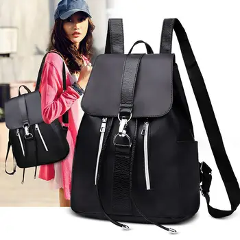 

11.11 Women Zipper Buckle Multi Pocket Waterproof Large Capacity Backpack School Bag Christmas gift