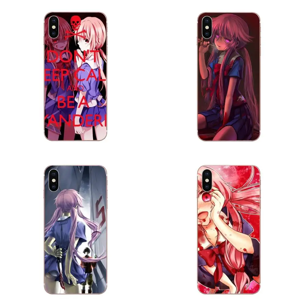 

Gasai Yuno Future Diary Series Advantageous For Xiaomi Redmi Note 2 3 3S 4 4A 4X 5 5A 6 6A Pro Plus Soft TPU Protector Cases