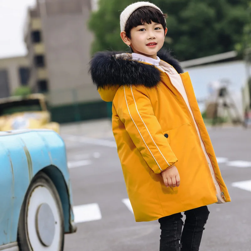 OLEKID Children's Winter Jacket For Boy Thick Warm Duck Down Boys Jacket 5-12 Years Kids Outerwear Coat Kurtka Zimowa Chlopiec