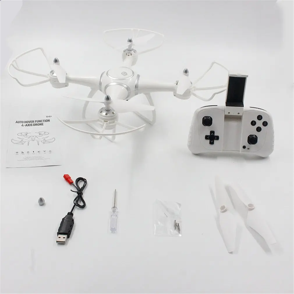 

S7W Smart Selfie RC Quadcopter Drone Aircraft with Wifi FPV 0.3MP HD Real-time Camera Altitude Hold 3D Flips