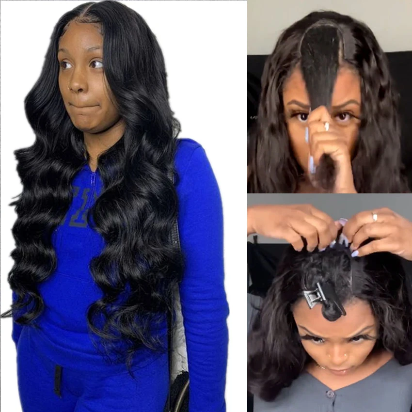 Iwish Hair 30 inch Body Wave Wig U Part Wig Human Hair Wigs Body Wave