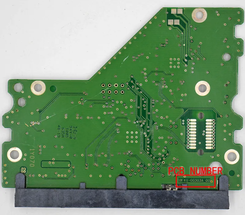 Placa de Circuito Placa de Disco Rígido Desktop Número: Bf4100303a F3_2d Rev. 01 R00 He103sj SA - Imagem 2