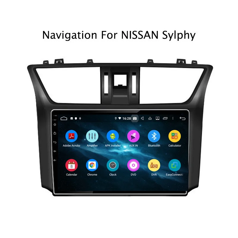 Excellent 10.1" 4G RAM 32G ROM Octa Core Android 9.0 Car GPS For Nissan Sylphy 2012 2013 2014 2015 2016 2017 2018 3