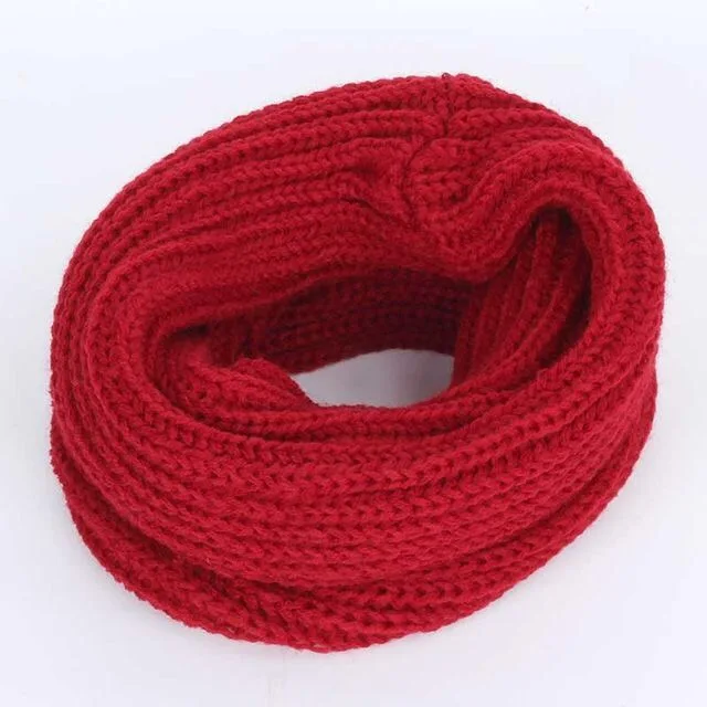 Теплый для шеи осенью и зимой, мужской и женский ученик может сочетать все виды вязаных пуловеров и универсальных шарфов - Цвет: BT-427 red