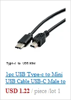 1 шт. usb type C штекер Micro USB 5 Pin B штекер конвертер OTG адаптер Ведущий кабель для передачи данных для мобильных телефонов 30 см