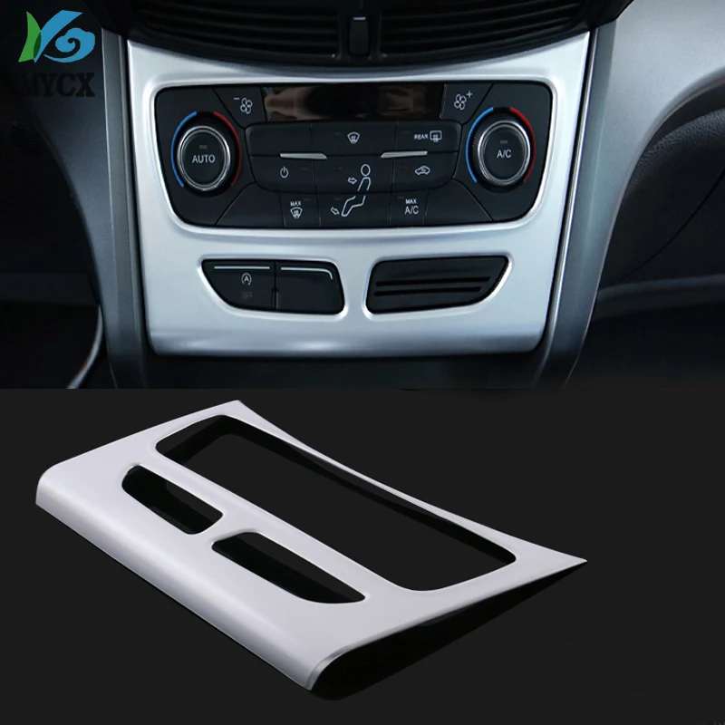 

FOR FORD ESCAPE KUGA 2017 2018 AC A/C Warning Light Dashboard Switch Panel Center Console Cover Trim Bezel Molding