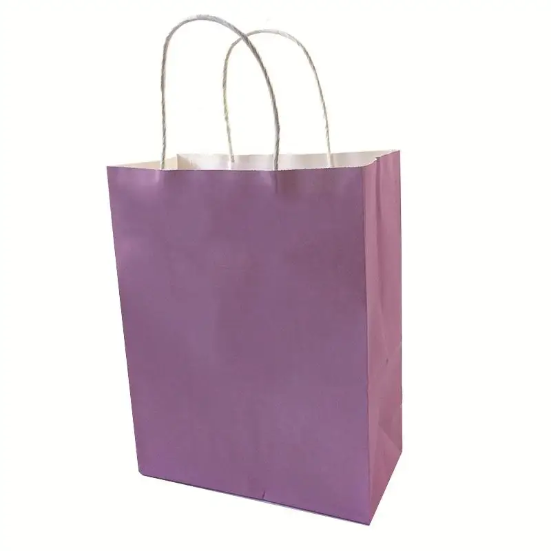 

10 шт., многофункциональные бумажные пакеты с ручкой, 27 х21х11 см