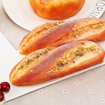 

Cheese Strip Bread Simulation Bread Model Decoration Fine Photography Props Home Decoration Window Display Props