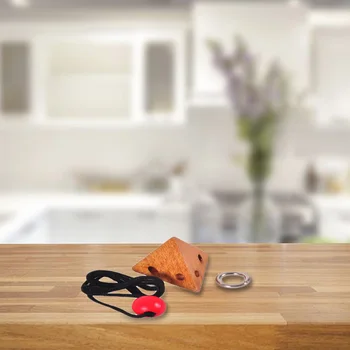 

Adult Toy Collection Pyramid Loop Rope Solution Toy Wooden Intelligence Mind Training Game Children Logic String Puzzle Toy