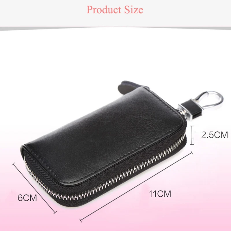 Автомобильный держатель для ключей женский чехол для ключей из натуральной кожи сумка женский кошелек-Органайзер