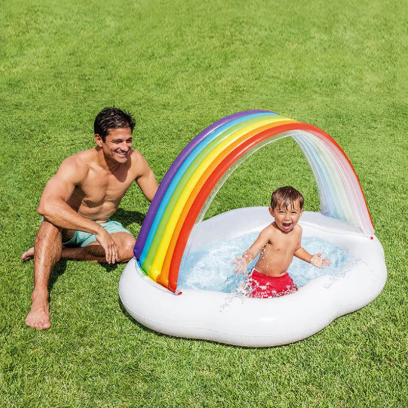 

INTEX57141 Oversized Swimming Toy Kids Household College Style Play with Water Ball Pool Children Inflatable Oceans Ball Pool