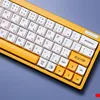 1 set honey and milk theme keycaps for MX switch mechanicak keyboard PBT dye subbed Neon Japanese minimalist white key caps XDA ► Photo 3/6