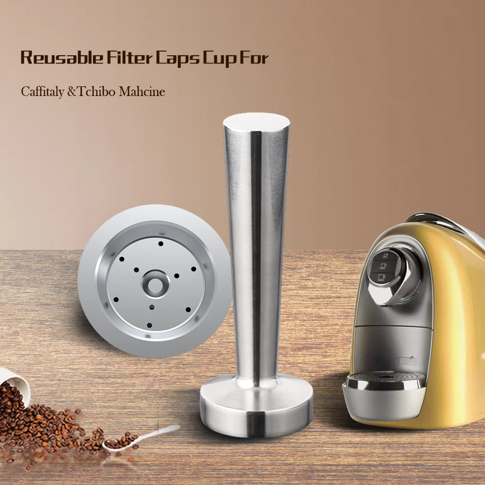 For Caffitaly Tchibo Cafissimo ALDI Expressi Refillable K Fee Coffee