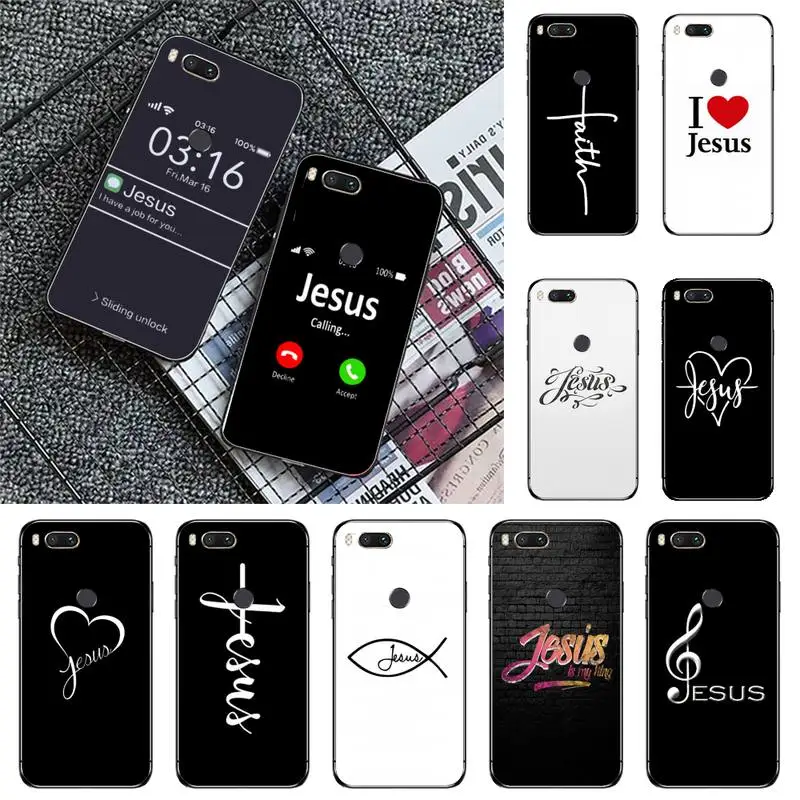 

Faith Christian Religious Jesus Luxury Phone Case For Xiaomi Redmi 8 9 9t 5plus 9se k20 mi8 max3 lite 9 note 6 8 9t 9s 10 pro