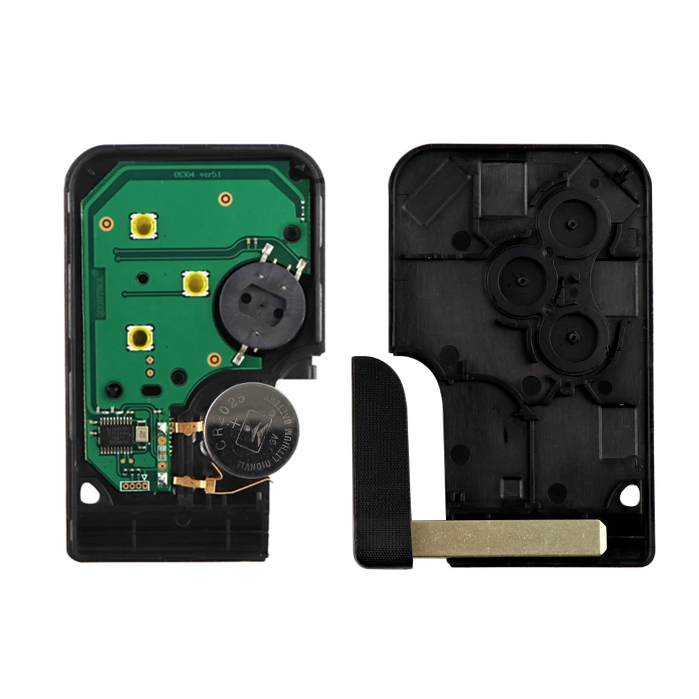 Chiave/Telecomando Per Renault Clio Logan Megane 2 3 Scenic 3 Tasto Del Telecomando Smart Card Chiave - scheda Smart 433mhz Originale Id46-pcf7947 Chip Renault - H5868db64a79f4a3daab0c8da5c08e76fs