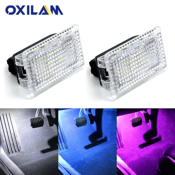 

OXILAM LED Car Interior Lights Auto Decoration Lamp for Tesla Model 3 Model S Model X Accessories Footwell Glove Box Trunk Lamps