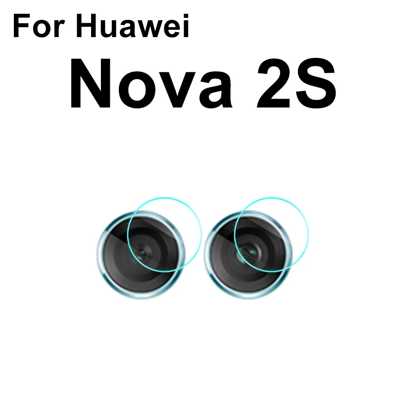 2 шт пленка для камеры на мобильном телефоне для huawei Nova 3i 3 2S mate 20 Pro 20X P20 Lite Pro mate 10 Lite Len Защитная пленка для экрана для Honor 8X 8C - Цвет: For Nova 2S