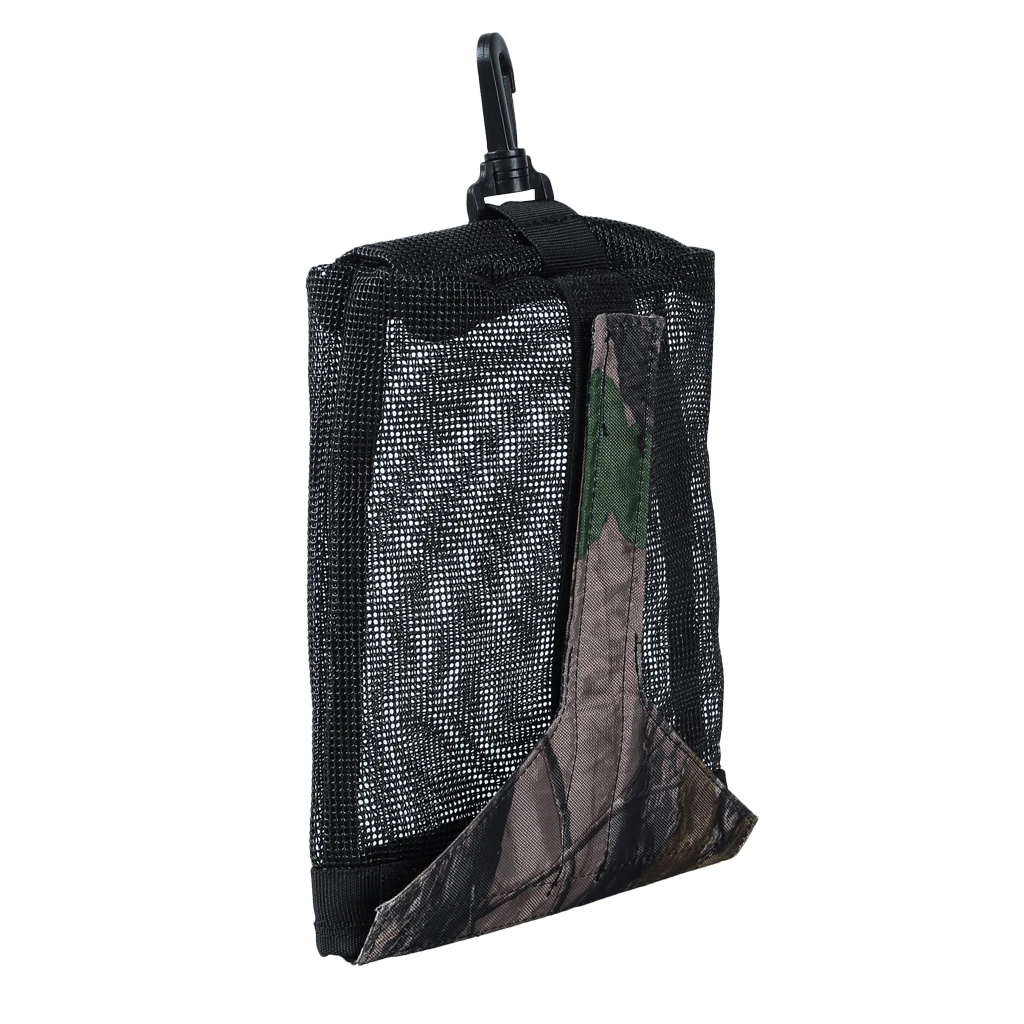 Scuba Diving Weight Pocket Accessories Mesh Pouch Bag With Clip