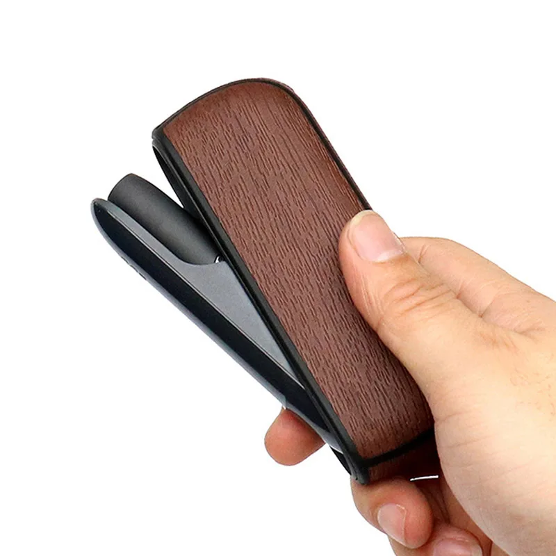 3 Colors Tree Wood Style Cover for Iqos 3.0 Leather Pouch Bag Case for Iqos 3 Cover Skin Accessories