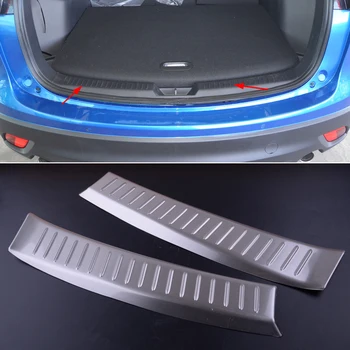 

beler Car Inner Rear Bumper Protector Cargo Sill Plate Cover Trim Fit for Mazda CX-5 2012 2013 2014 2015 2016