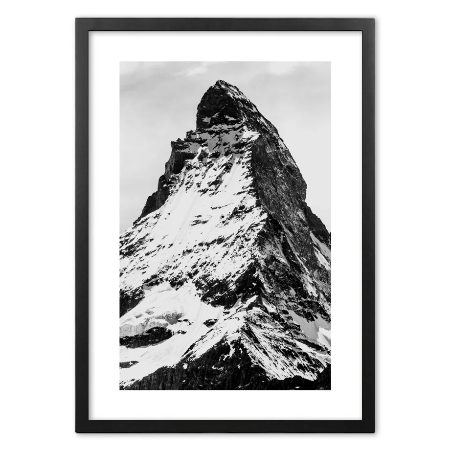 Черно-белый Горный пейзаж Фотография настенная бумага живопись настенные