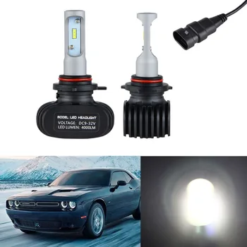 

9012 HIR2 LED Headlight For Dodge Challenger 2015 2016 2017 2018 Hi/Low Beam 6500K Bulbs Kit