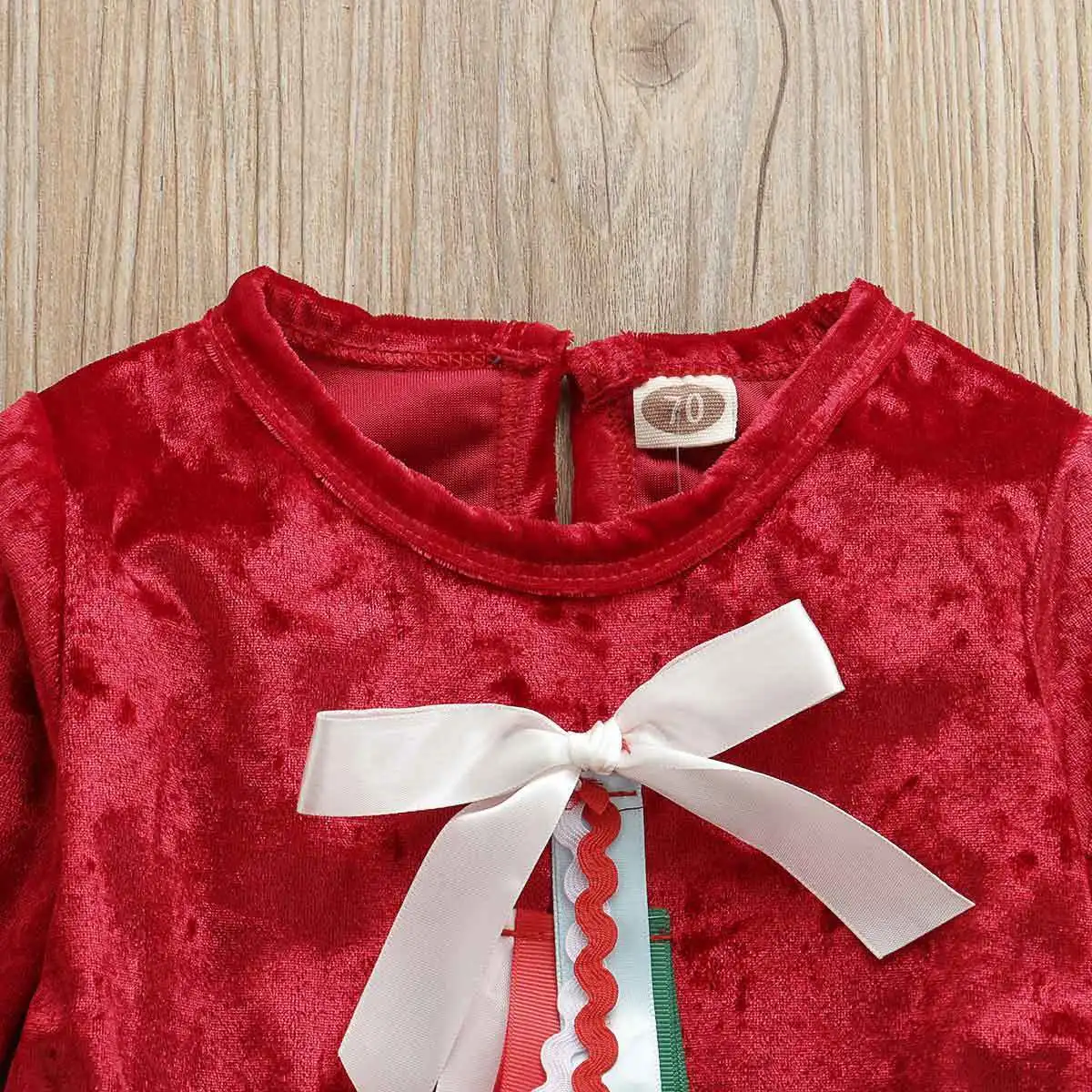 Newborn Baby Boy Girl Christmas Clothes Jumpsuit Romper Outfits Suit One-pieces Baby Girl Kids Romper Red Christmas Kids Romper