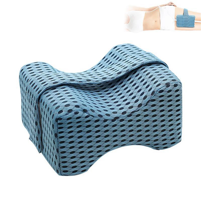 Memory Foam Wedge Sleeping Knee Pillow for Side Sleepers Back Pain Sciatica Relief Pregnancy Maternity Pillows Leg Cushion | Дом и сад