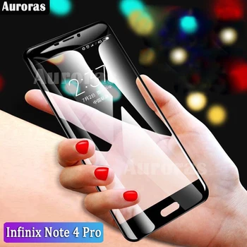 

Auroras For Infinix Note 4 Pro Screen Protector Glass Film 9D Full Tempered Glass Curved Screen For infinix note 4 pro Glass