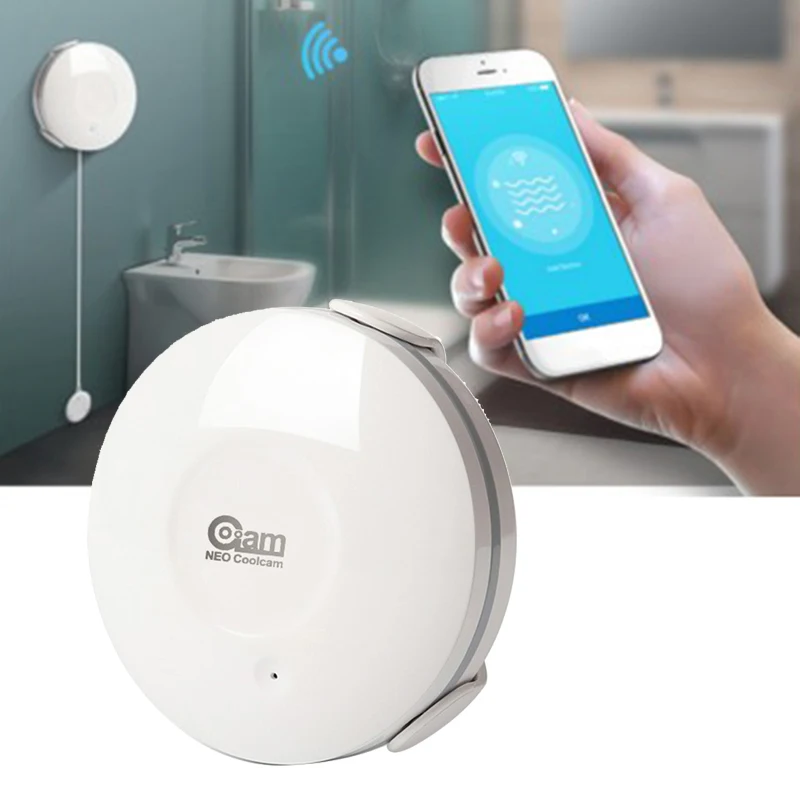 Водонагреватель датчик сигнализации Замена основания крышка NAS-WS02W WiFi Набор стиральная детекторное устройство