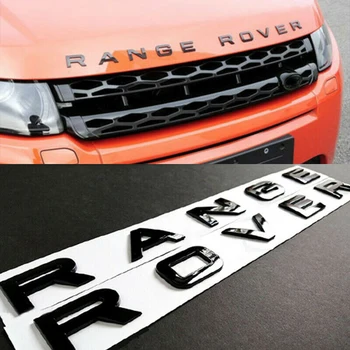 

3D Letters ABS Front Hood Emblem Range Rover Hood Letters Stickers for Land Rover Range Rover