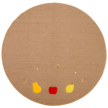 

Round Modern Bedroom Carpet Non-Slip Entrance Doormat Kitchen Carpet Baby Room Play Mat Yoga Cushion
